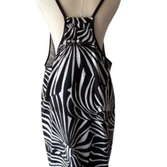 Free People Black and White Zebra Print Romper - Picture 9 of 9
